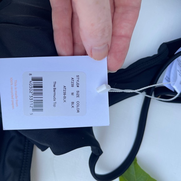 NWT Andie Swim Mindy Kaling Bikini Set BLACK - Picture 5 of 5